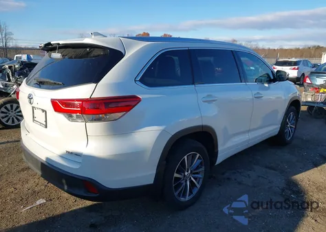 2018 Toyota Highlander Xle from USA, damaged, VIN 5TDJZRFH0JS909009